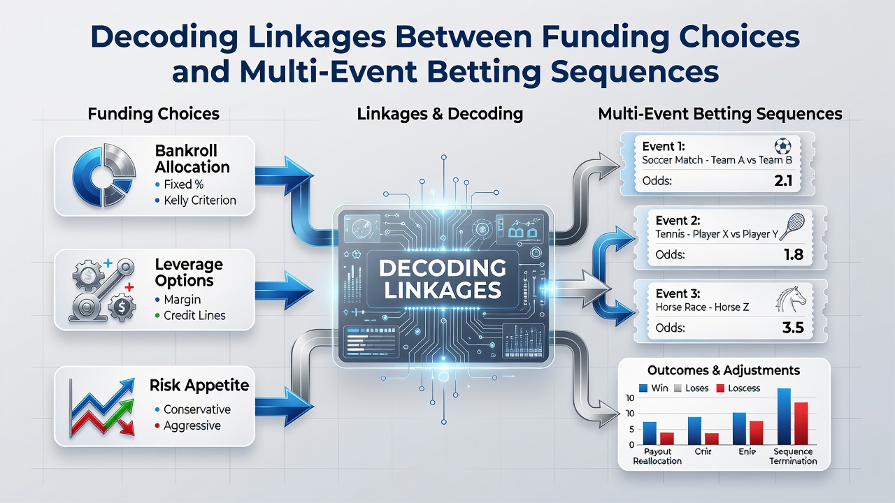 Infographic illustrating data flows between funding choices and accumulator betting adjustments