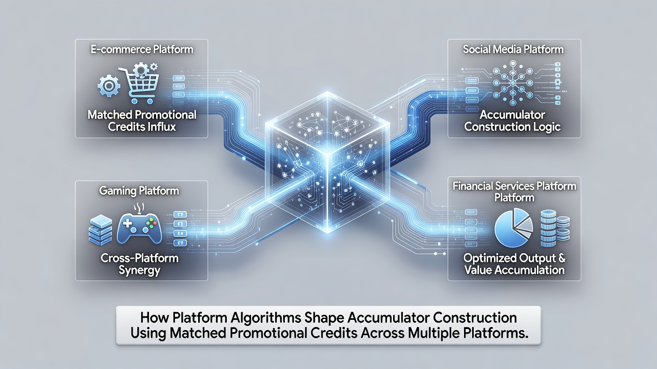 Diagram showing credit matching flow across multiple betting events