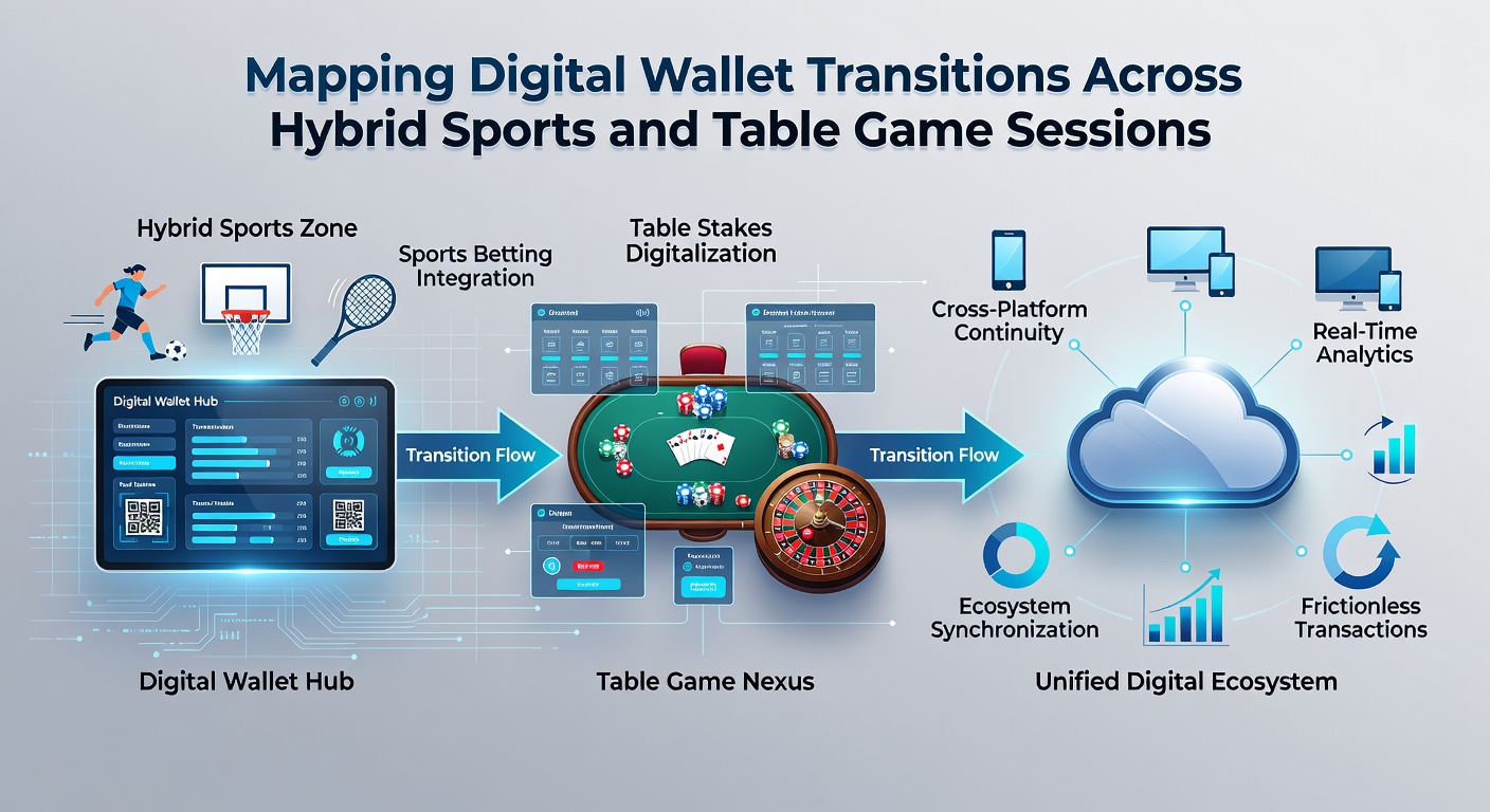 Flow diagram of digital wallet activity across sports and table game platforms