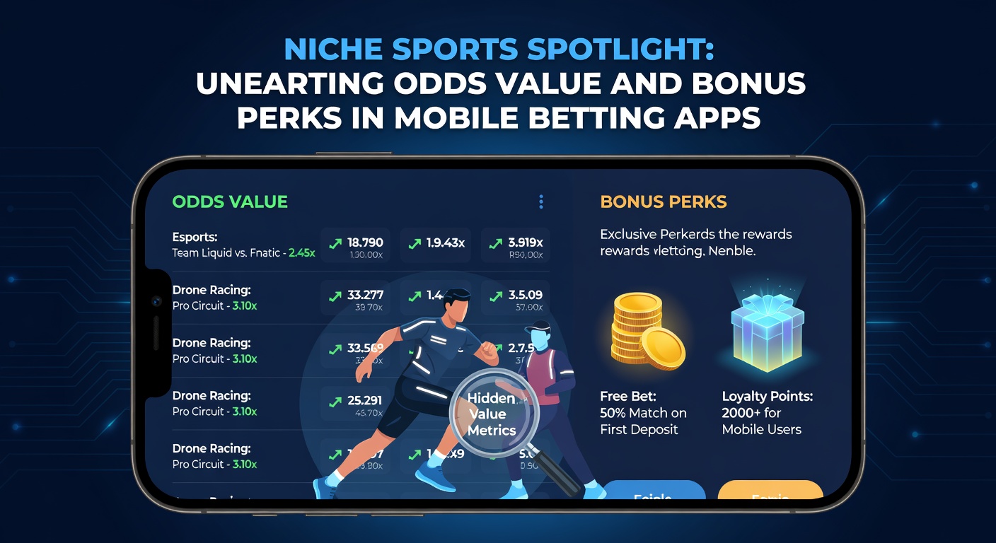 Mobile betting app interface displaying live odds for a niche sport like table tennis, highlighting value bets and bonus promotions