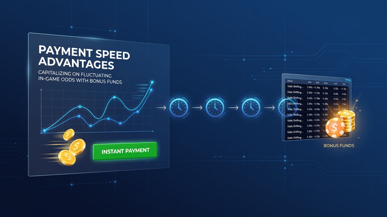 Mobile betting interface showing instant deposit confirmation alongside live in-game odds display
