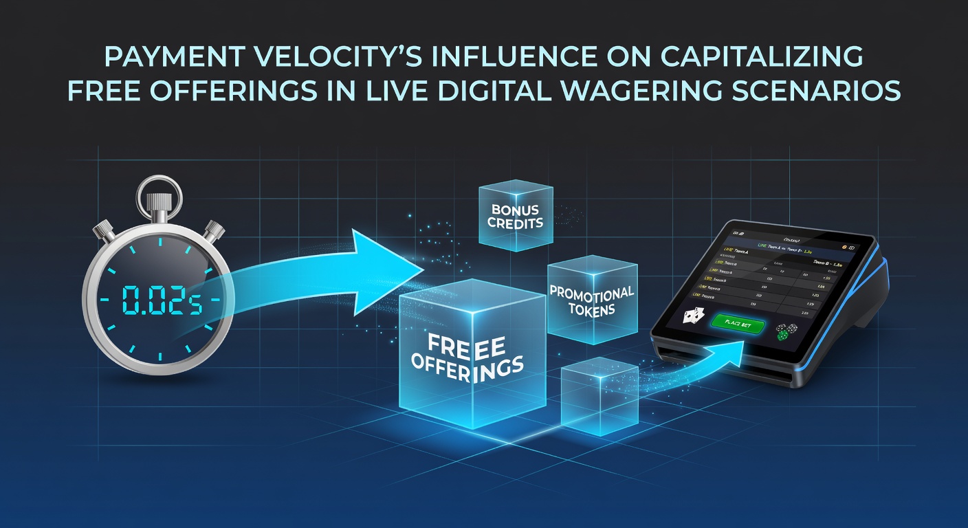 Illustration of payment processing speeds in live digital wagering environments