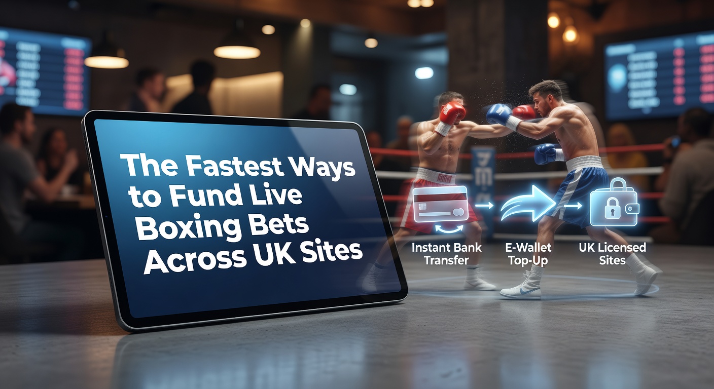 Dynamic scene of a boxing ring under spotlights with overlaid digital betting slips showing live odds